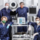 Six members of the dozens of engineers involved in the creation of VITAL, a new ventilator for supporting covid-19 patients.